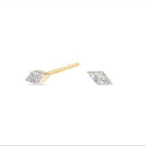 Adina Reyter- super tiny pave diamond posts